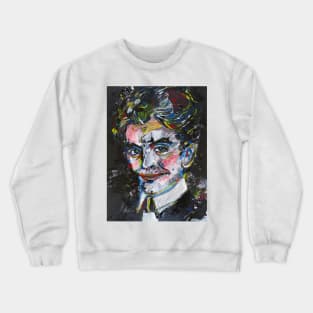 FEDERICO GARCIA LORCA acrylic portrait Crewneck Sweatshirt